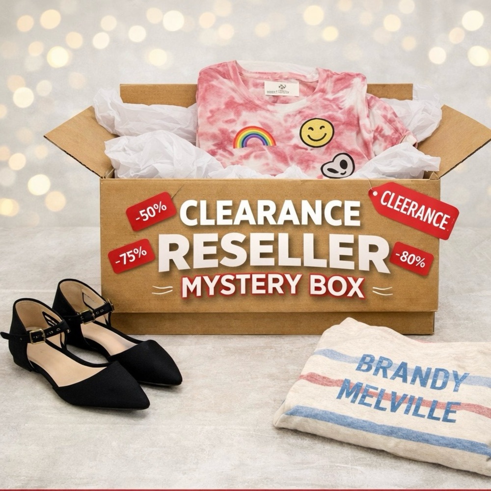 Reseller Mystery Box 7 Items Women’s & Teen Mixed Brands Sizes XS–L‎